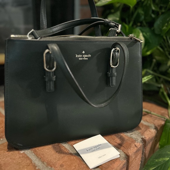 Kate Spade Dark Green Satchel Bag - Picture 3 of 5